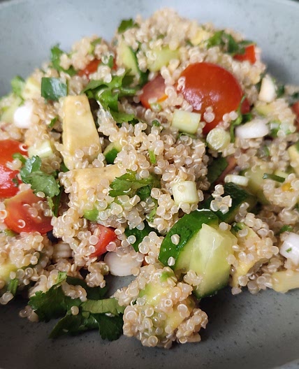 Quinoa and Avocado Salad (Vegan)