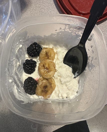 Cottage cheese bowl