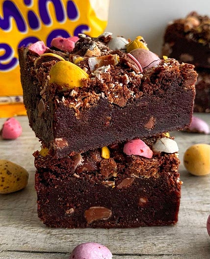 Mini Egg Brownies
