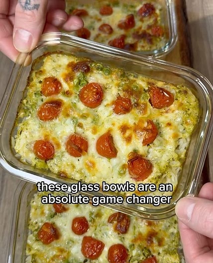 Pesto Chicken Rice Meal Prep