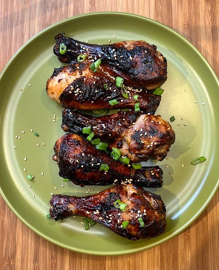 Sticky and Spicy Chicken Drumsticks