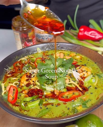Super Green Noodle Soup
