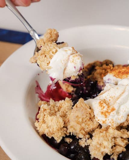 5 Minute Blueberry Crisp - Andy's East Coast Kitchen