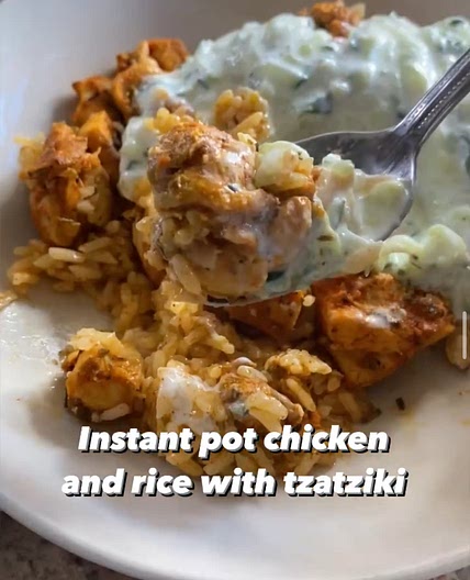 Greek Instant Pot Chicken & Rice