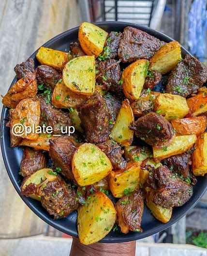 Steak Bites & Potatoes