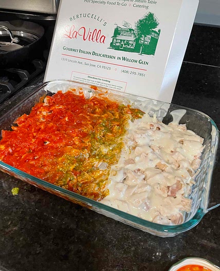Bertucelli lasagna or ravioli 