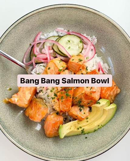 Bang Bang Salmon Bowl ⬇️