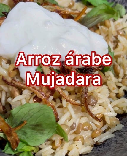 Arroz árabe Mujadara
