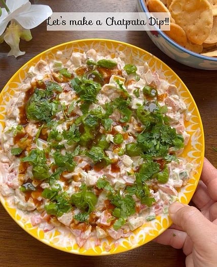 Creamy Kachumbar & Corn Chaat & Palak paneer & Avocado Cilantro 