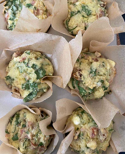 Savoury muffins lectin free
