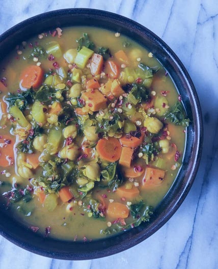Spiced lentil soup