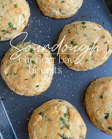 Sourdough Cheddar Bay Biscuits