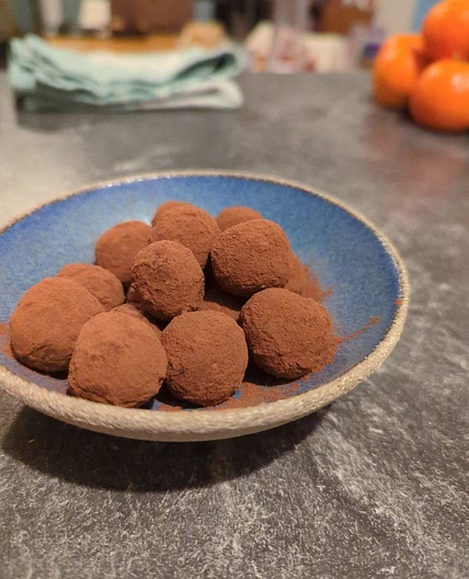 Truffes en chocolat