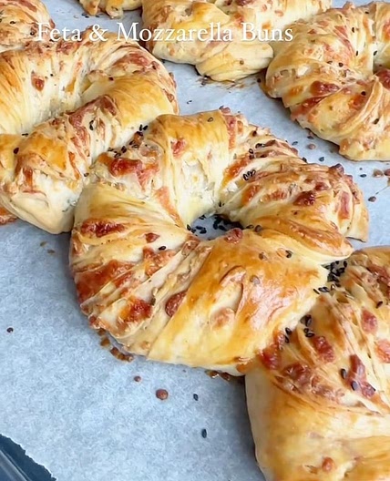  Savory cheese stuffed twists