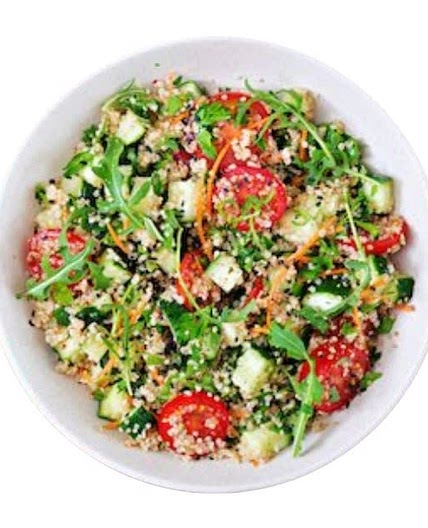 Quinoa arugula salad