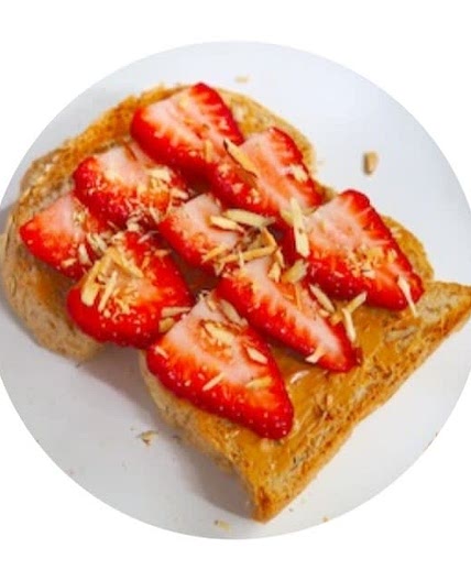 Almond butter sandwich