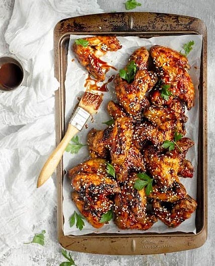 Asian Barbecue Chicken Wings