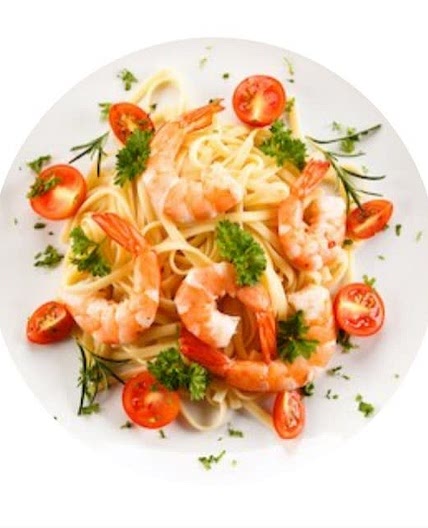 Shrimp pasta