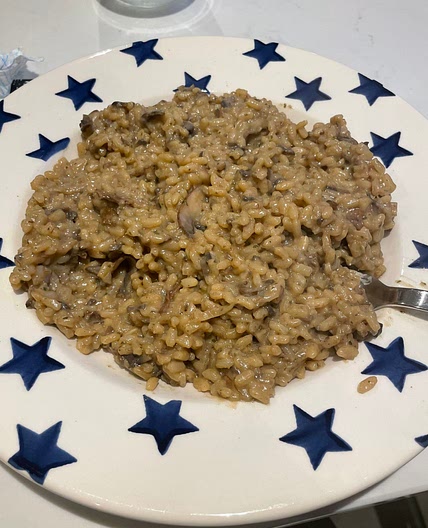 Mushroom risotto 