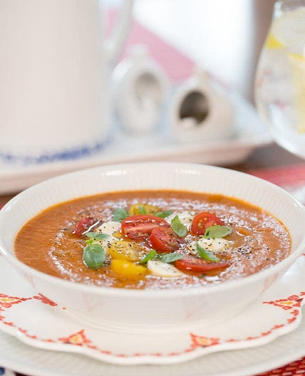 Roasted Tomato and Lentil Soup