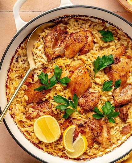 Meet your new favorite dinner: One Skillet Crispy Chicken Thighs