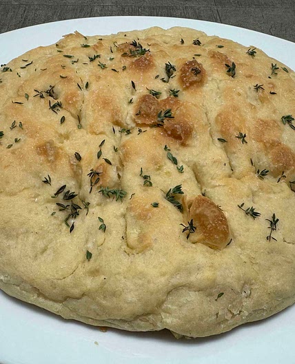 No-Knead Simple Focaccia Bread