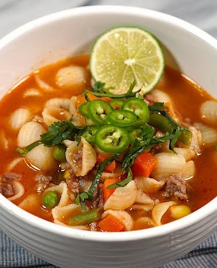 Conchitas con carne