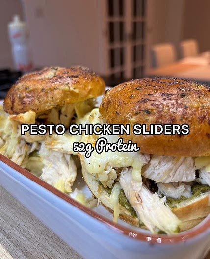Pesto Chicken Sliders