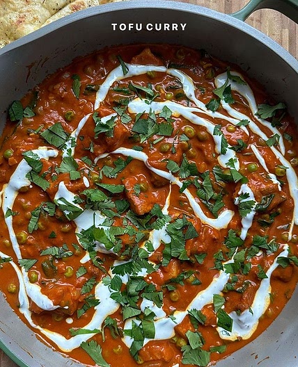 Indian Tofu curry 🌿