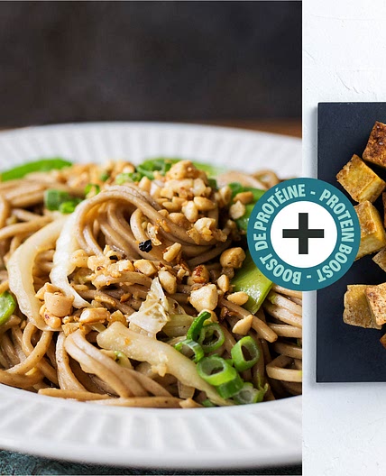 Speedy Vegan Sweet & Savoury Soba Noodles with Tofu