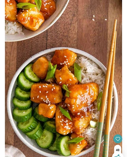 Honey soy garlic chicken bites 
