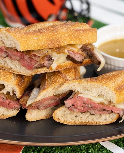 French Dip Sandwich with Au Poivre Sauce Recipe