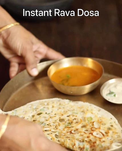 Instant Rava Dosa