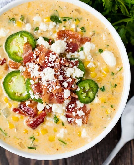 Mexican Street Corn Soup