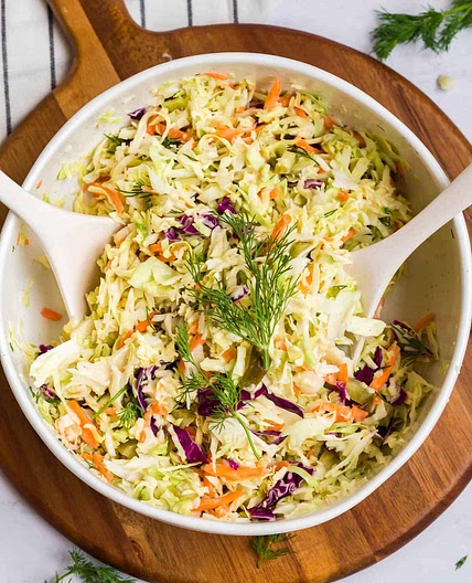 Dill Pickle Coleslaw