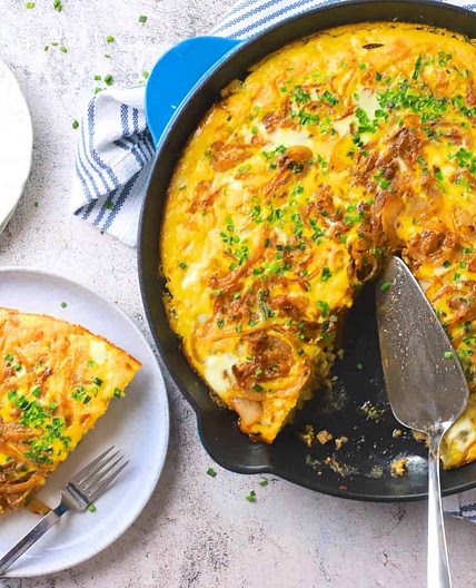 Low Carb French Onion Frittata