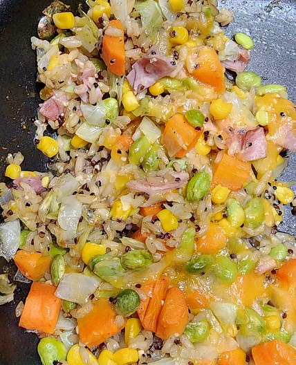 High protein quinoa and veggies