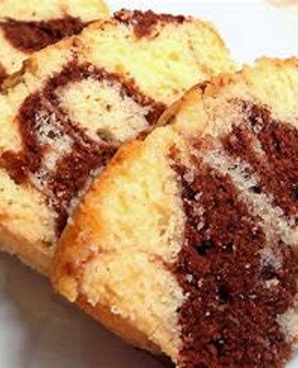 Marbled Sour Cream Cake