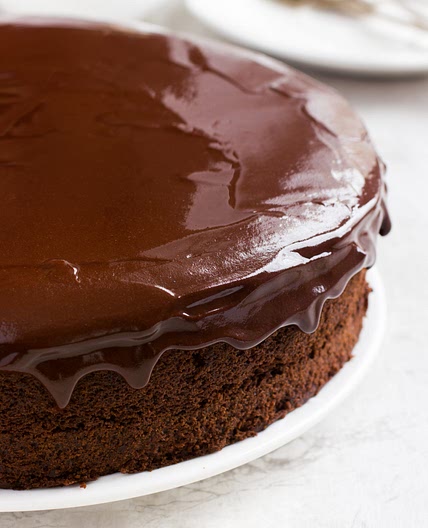 Glazed Chocolate Cake
