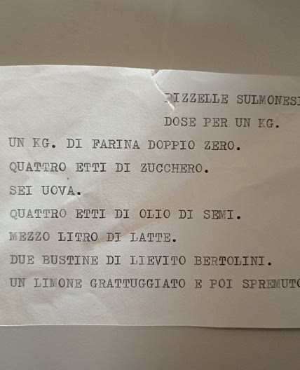 Pizzelle Sulmonesi (ricetta della nonna)