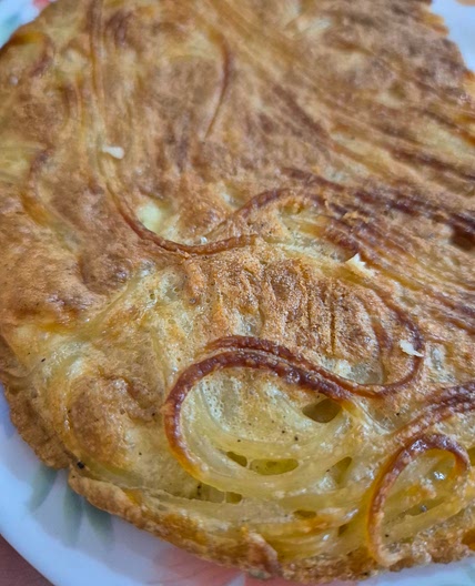 Frittata di spaghetti leggera