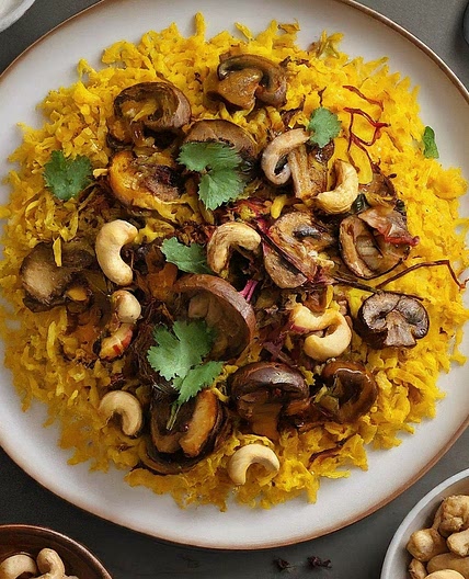 Mushroom Biryani