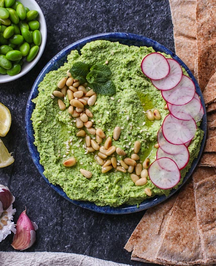 Green Pea Edamame & Mint Hummus