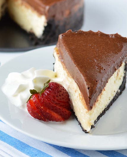 Chocolate mousse cheesecake