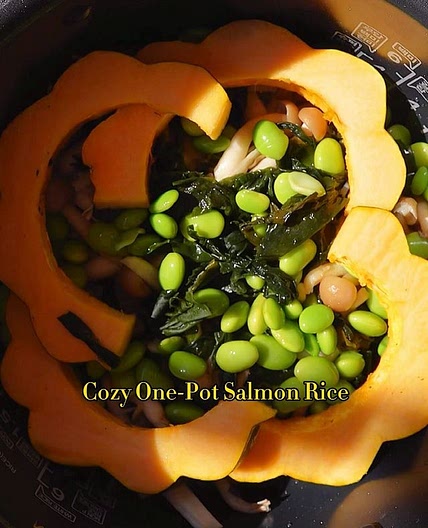 Rice cooker salmon rice 🐟🍲 