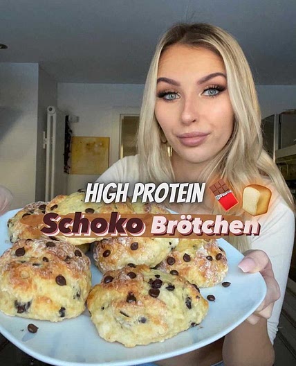 High Protein Schoko Brötchen