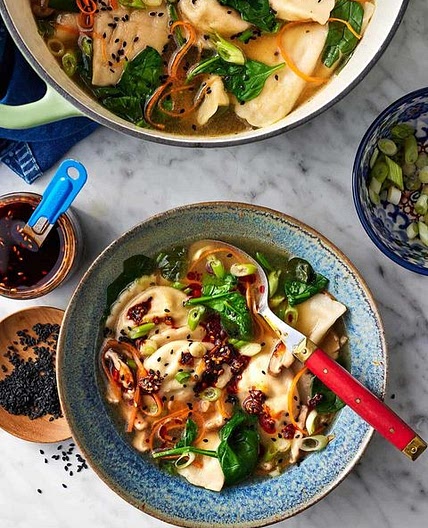 Dumpling soup by love and lemons