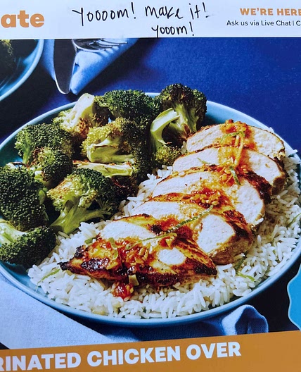 Curry-marinated chicken over lime rice