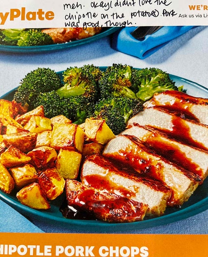 Honey chipotle pork chops
