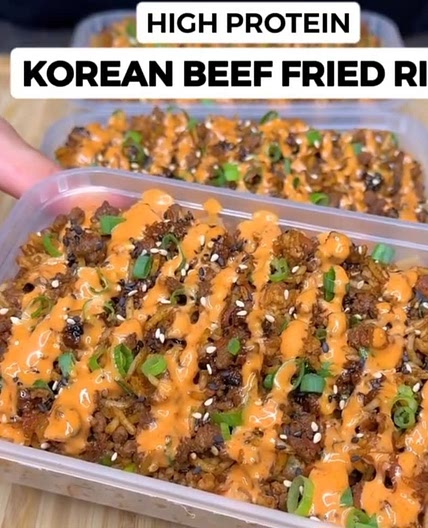 High Protein Korean Beef Fried Rice